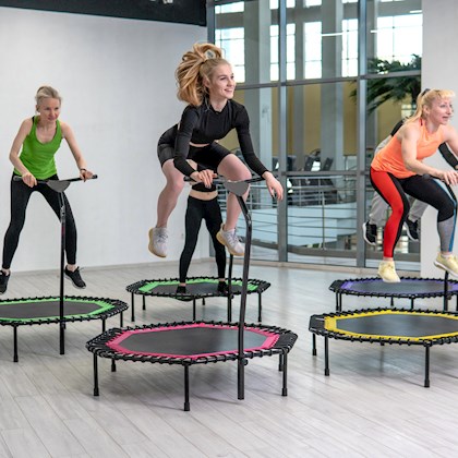 Jumping Fitness (minitrampolines)